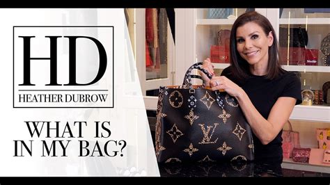 heather dubrow fendi bag|Heather Dubrow Shows What's Inside Louis Vuitton Bag .